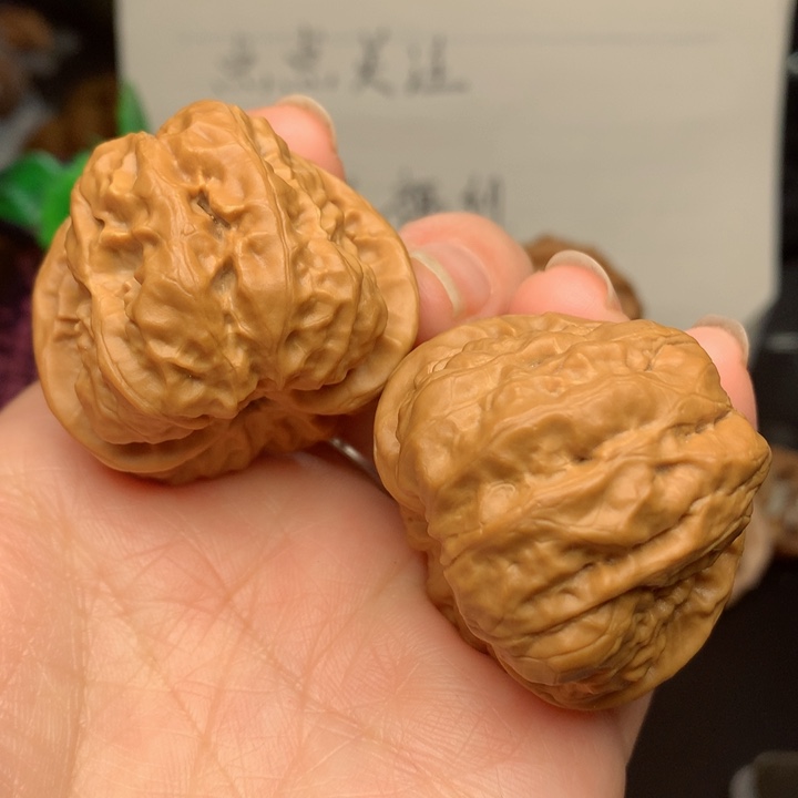 桃核把件红皮蛤蟆头38