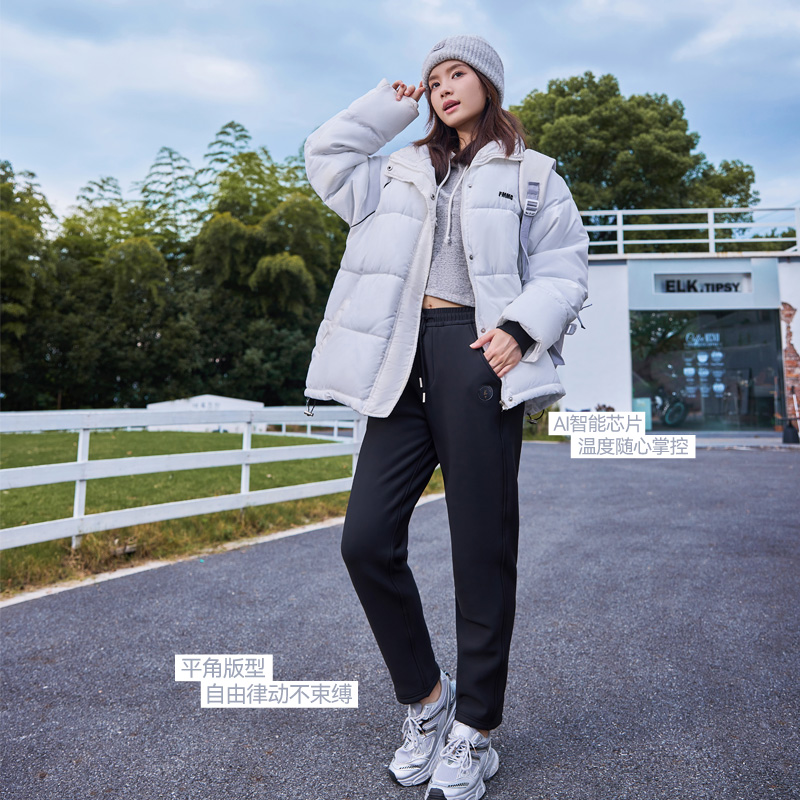 【新款】秋冬防风防水男女火山岩心石护膝加绒裤加厚防寒保暖休闲款