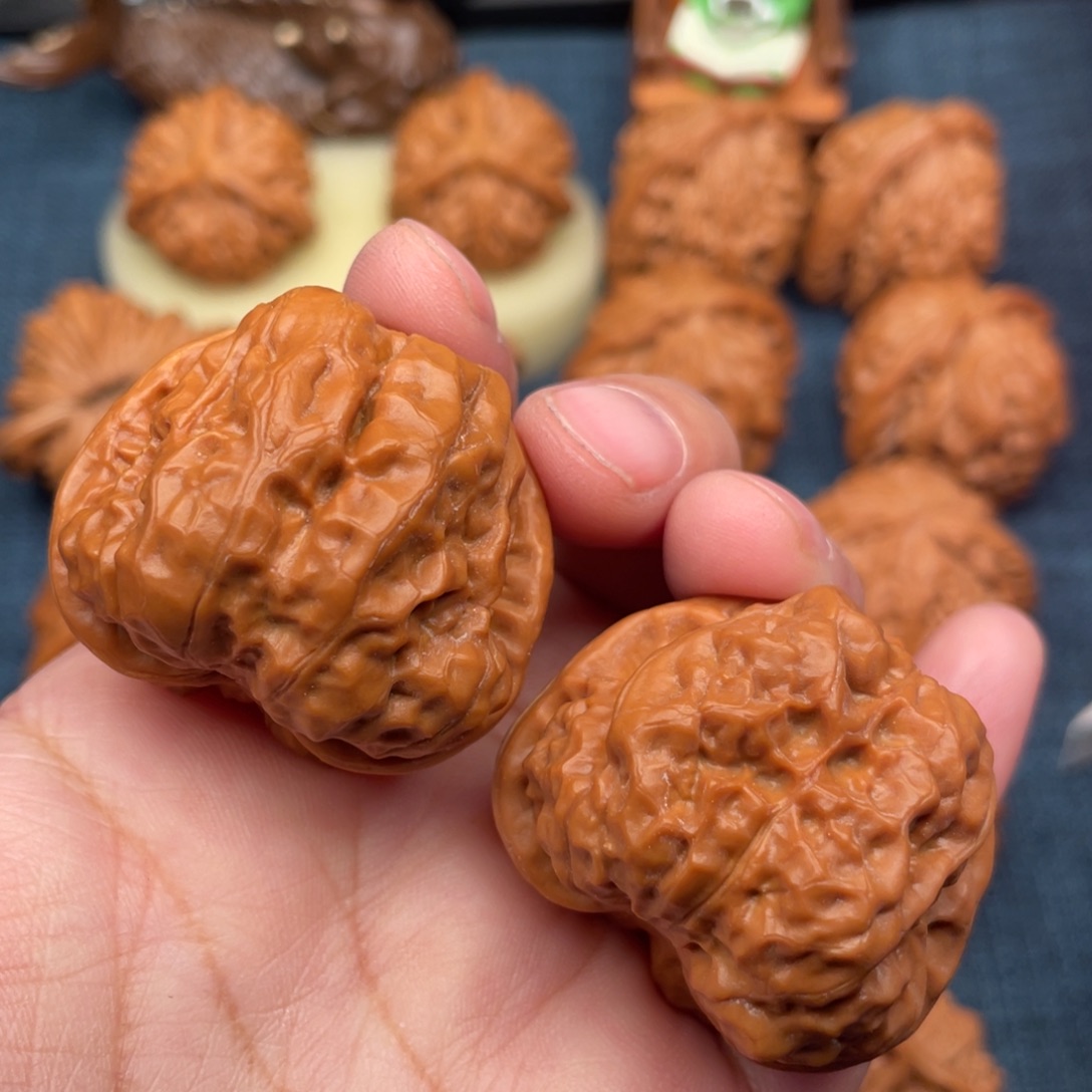 文玩核桃把件39肌肉蛙全品