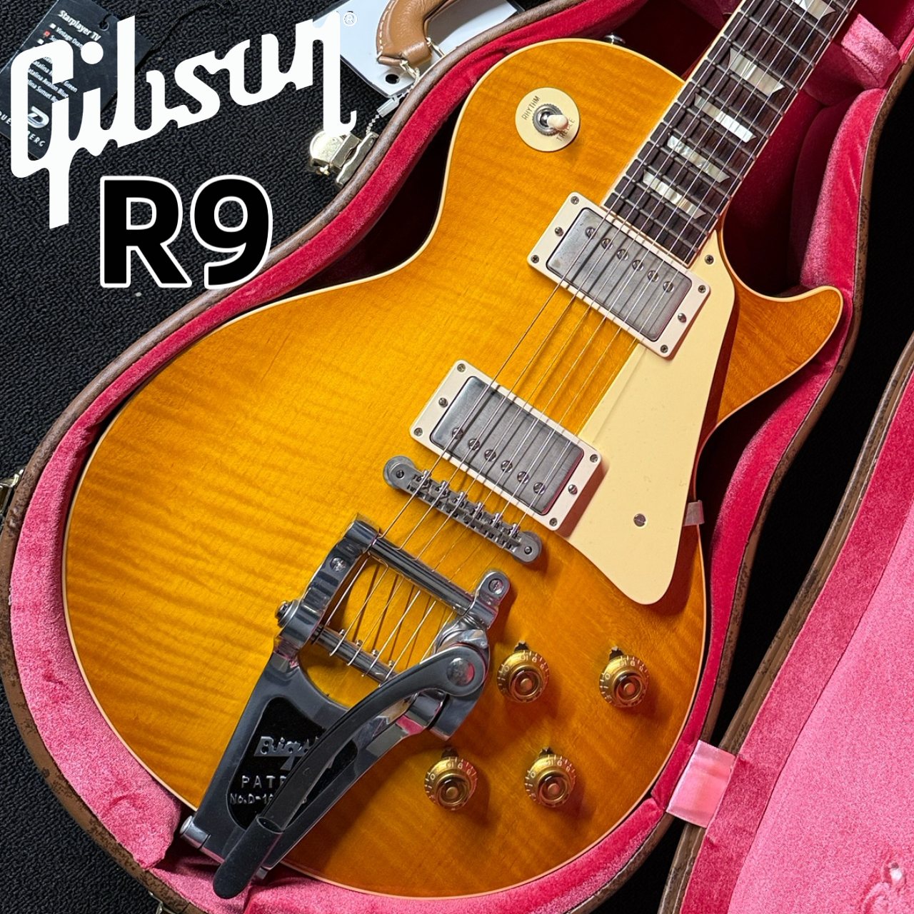 Gibson吉普森柠檬M2m r9 bigsby vos带摇把1959柠檬电吉他