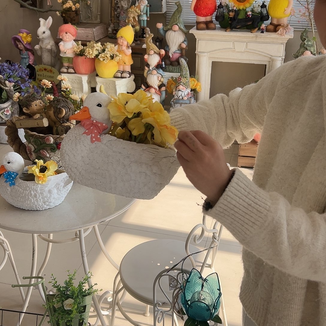 花园摆件红红火火