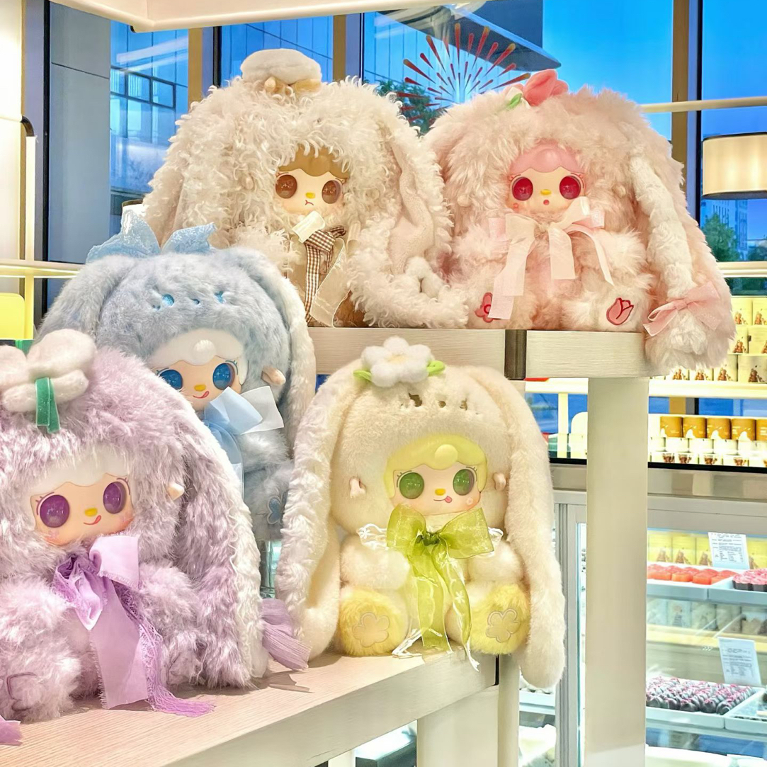 （诺诺代拆）yooki氧氧400%兔兔的花絮系列毛绒盲盒