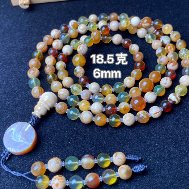 【小伊琥珀】18.5克仙宝108