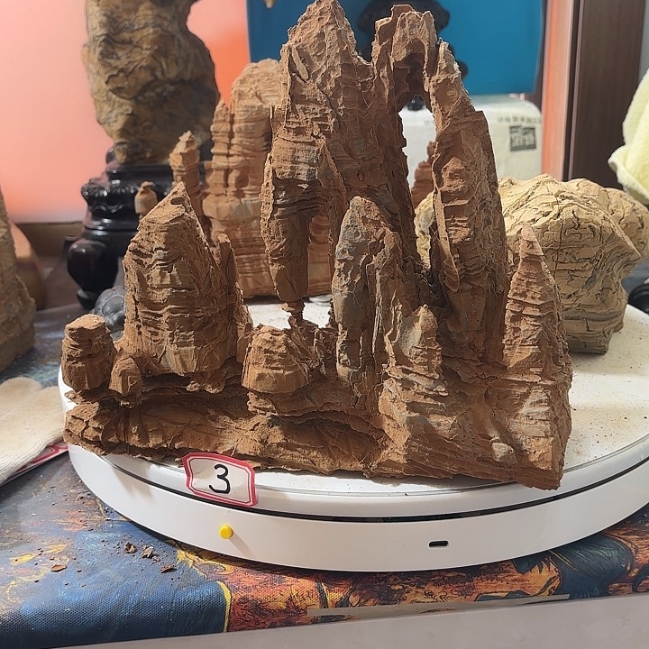 广***千石材安徽灵壁石摆件