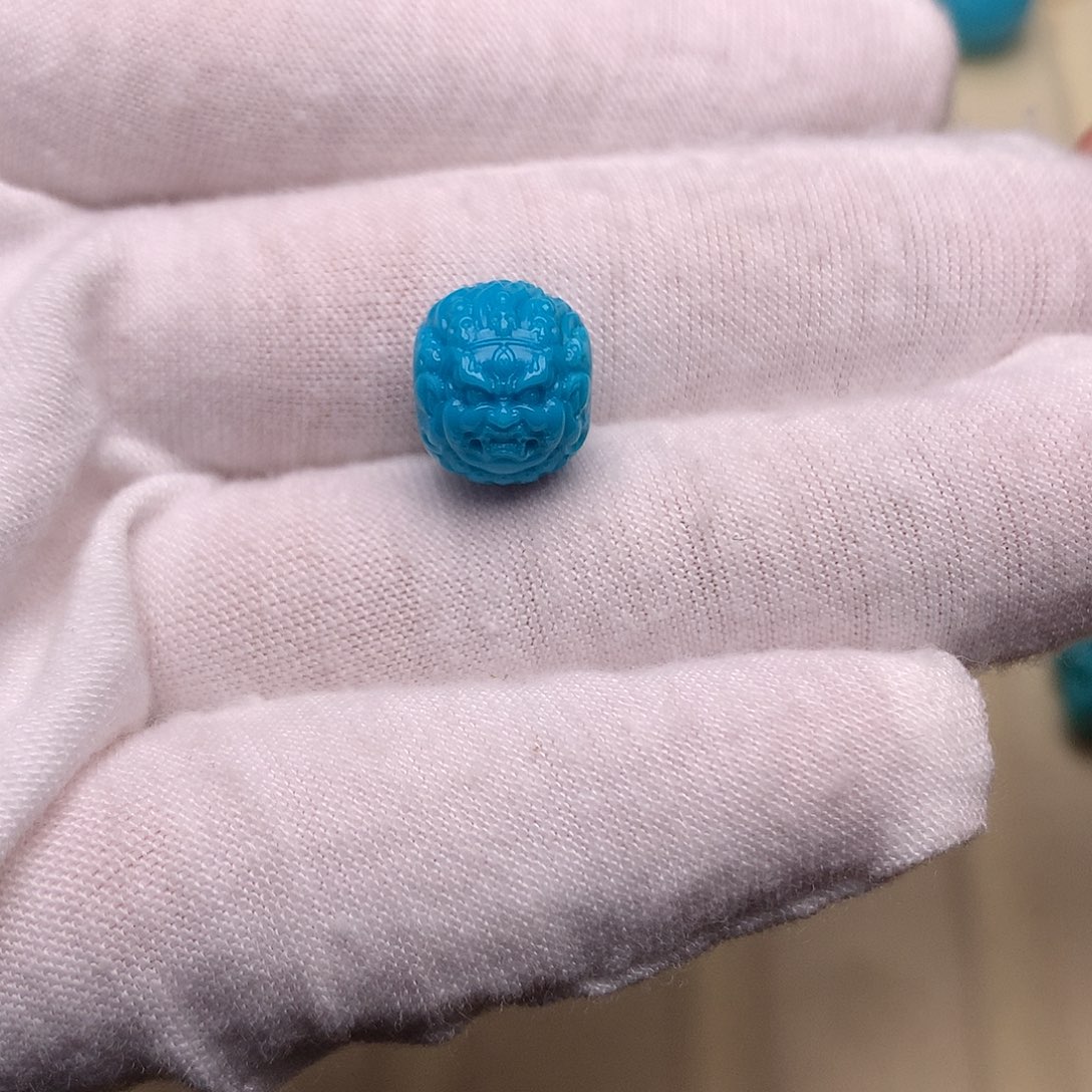 绿松石未镶嵌绿松石黑天11