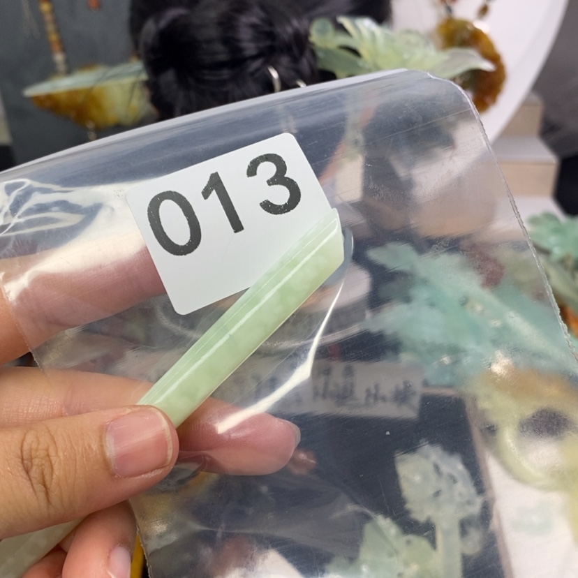 【闪购商品】岫玉发饰未镶嵌王*多