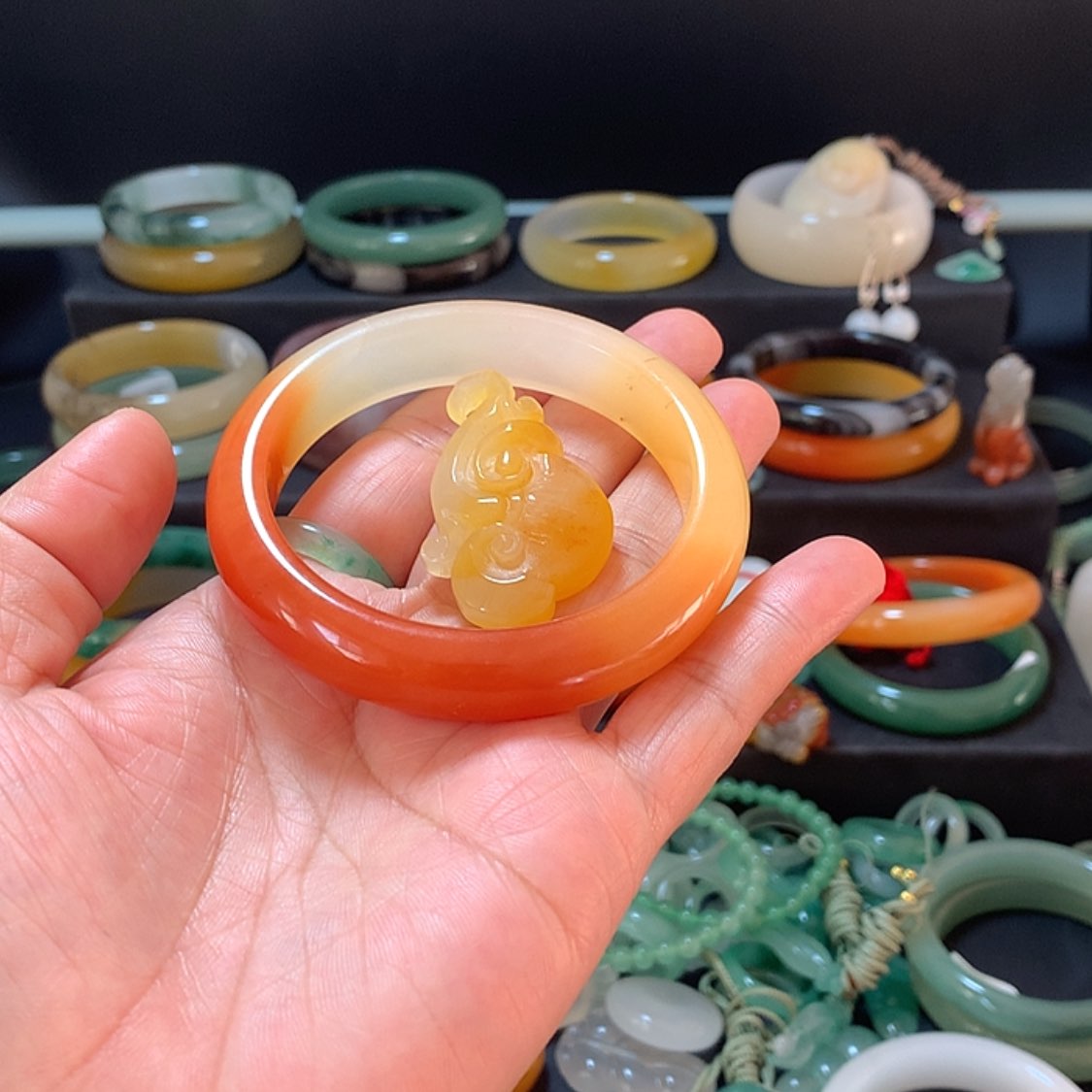 【闪购商品】未镶嵌手镯东陵石