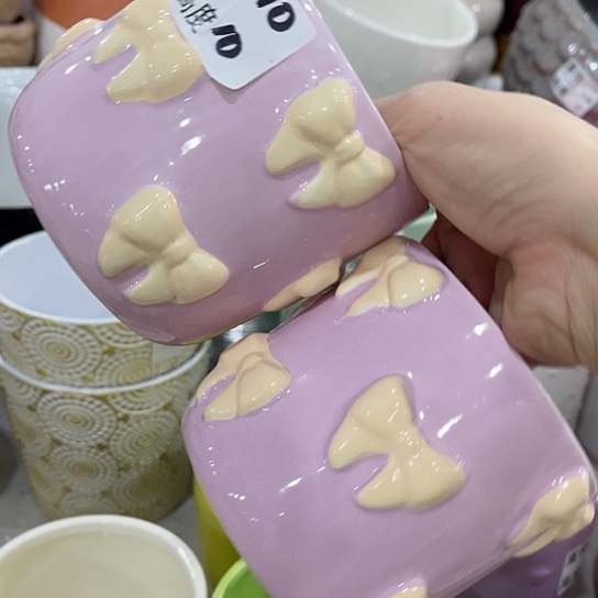 多肉绿植陶瓷花盆9.9包邮，有孔