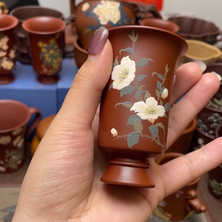 紫砂茶杯紫砂主人杯