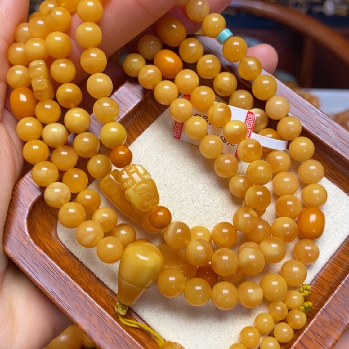 【闪购商品】蜜蜡手链未镶嵌手串