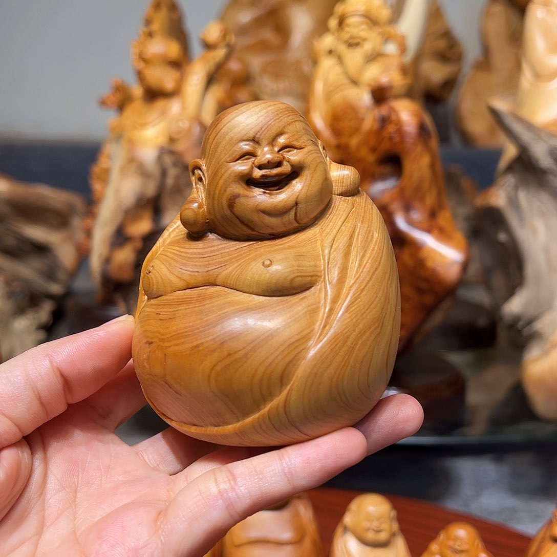 柏木（崖柏）用***哥崖柏木手把件摆件