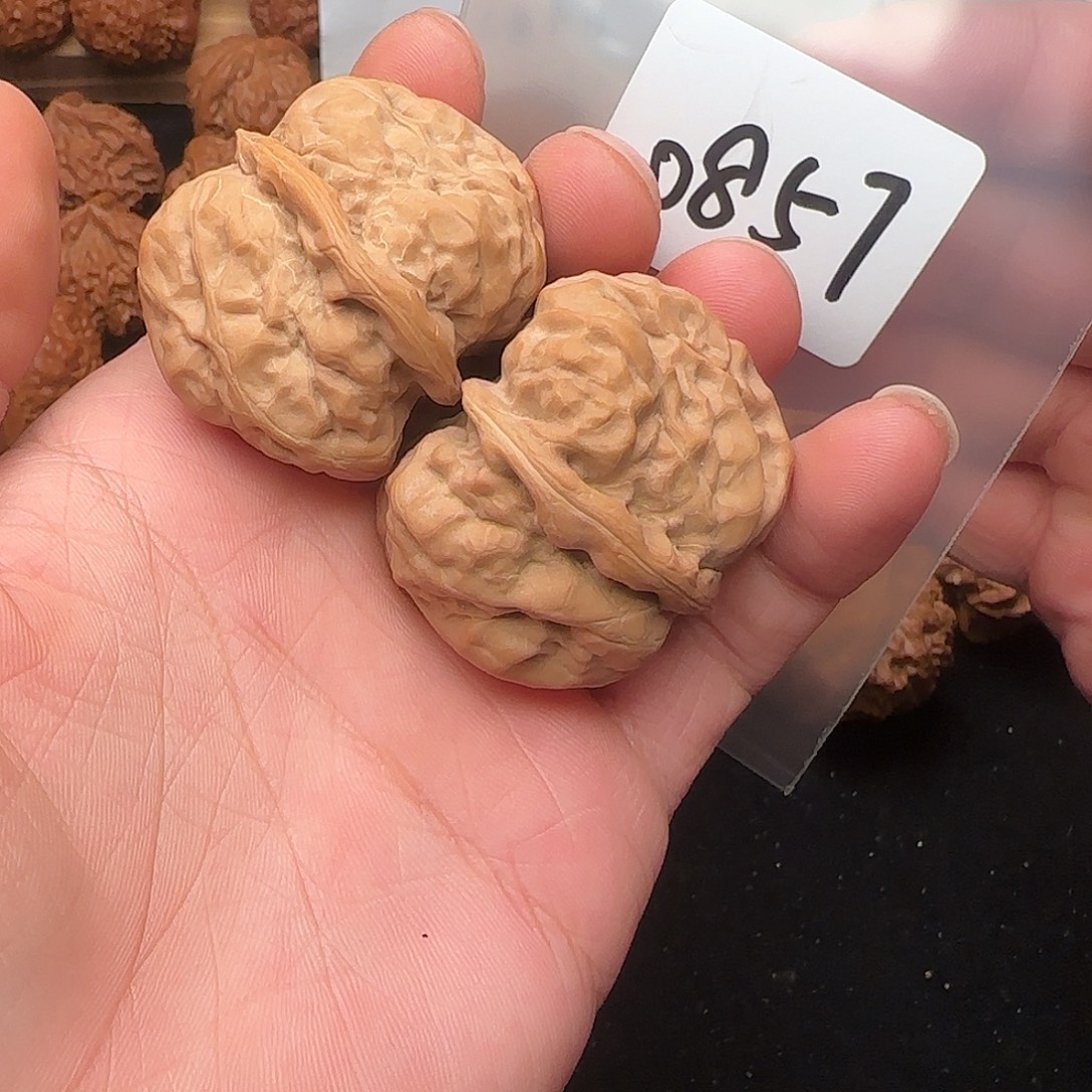 把件文玩核桃0857蛤蟆头39