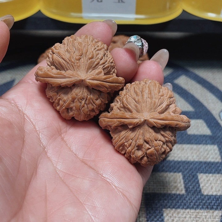 文玩核桃把件@*好白狮子42