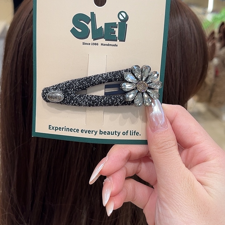 布艺铁合金小花拜拜夹