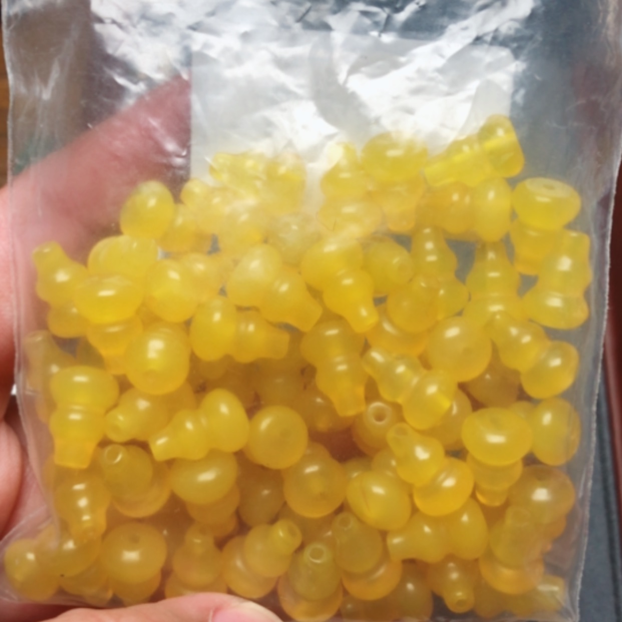 【闪购商品】3颗葫芦，黄色，通孔