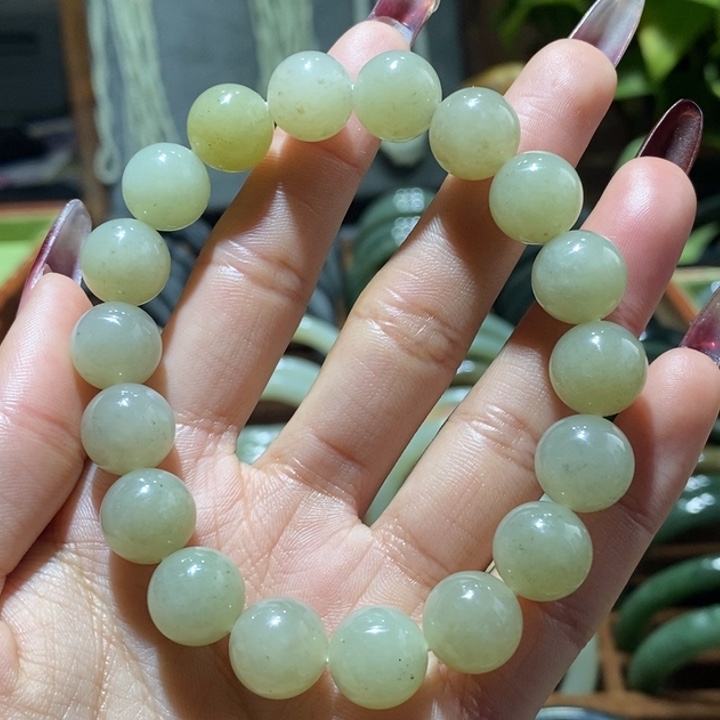 和田玉手串未镶嵌