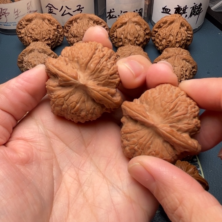 吊坠文玩核桃41全品平谷血麒麟