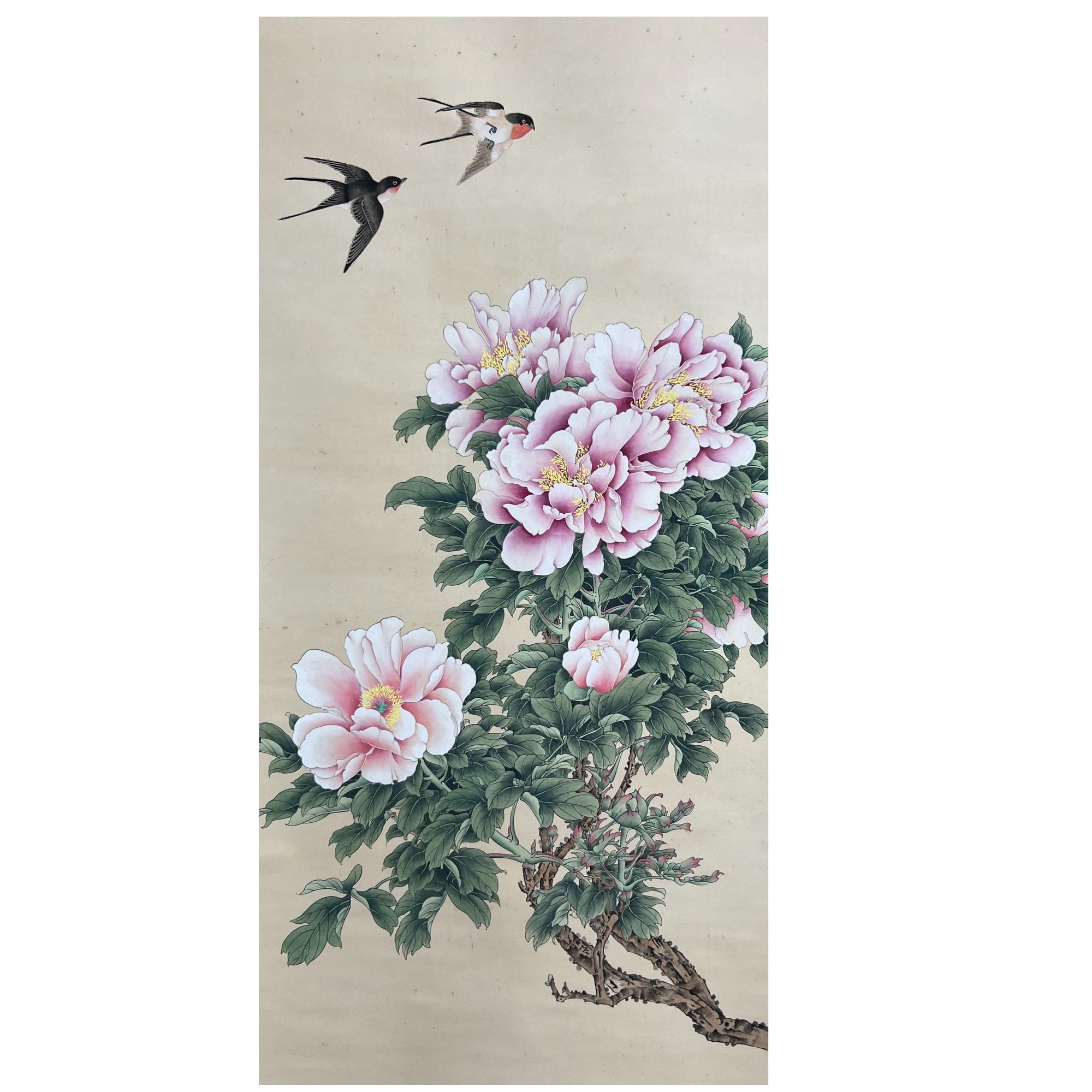 DL1211 非闇先生 花鸟 纸本 131*66