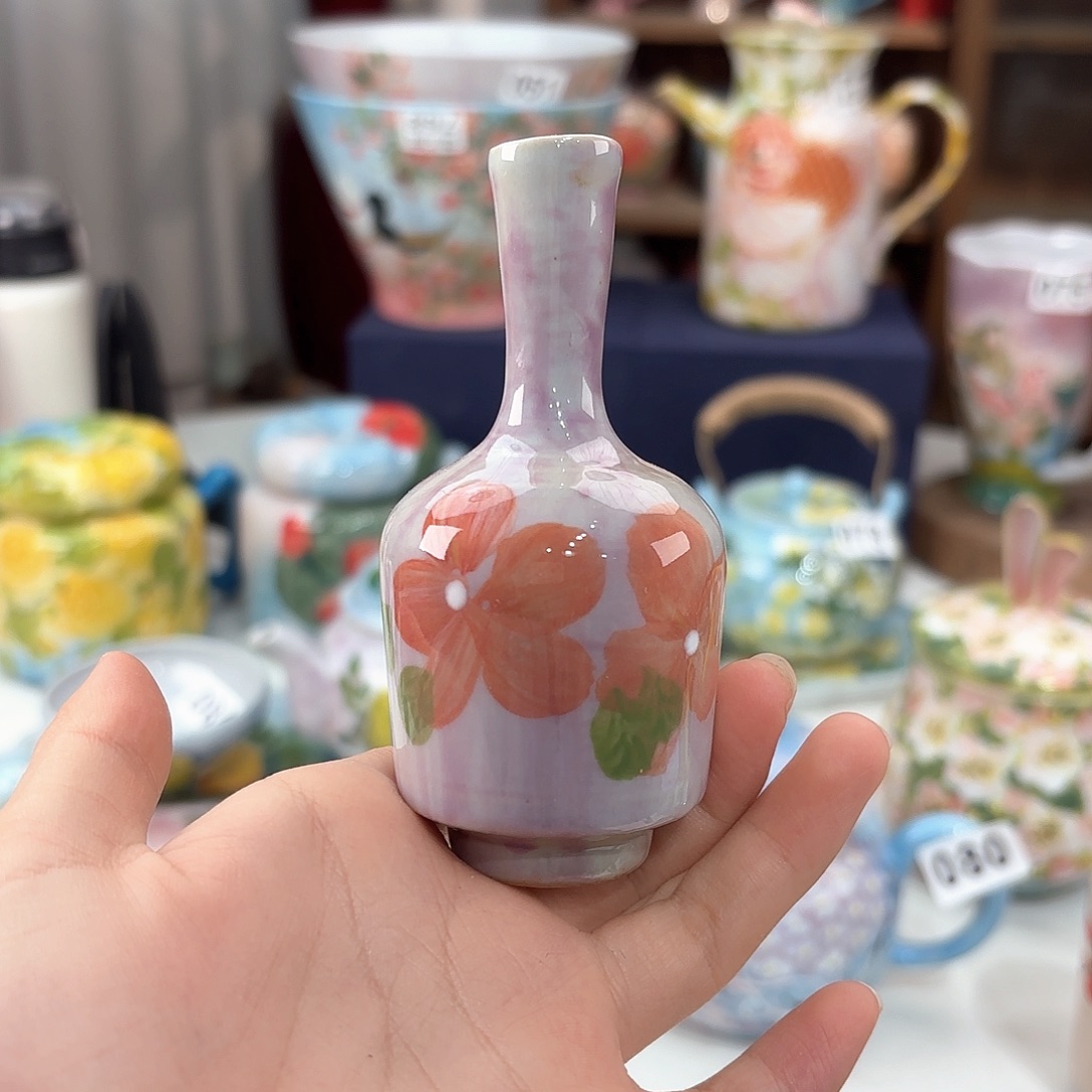 景德镇手绘高温釉下彩陶瓷茶具