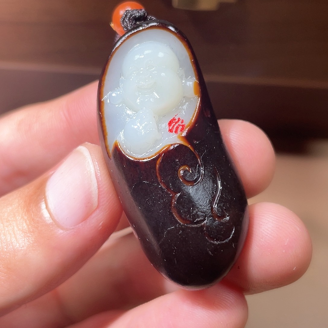 和田玉颈饰未镶嵌A7 