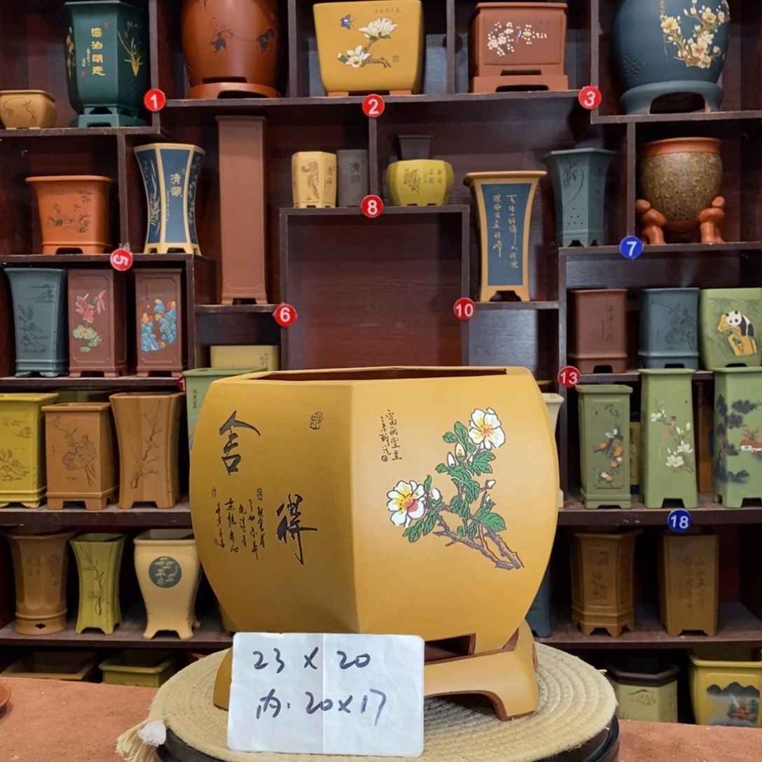 紫砂花盆紫砂艺术