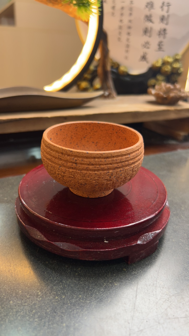 主人杯，金砂黑星，50容量，纯手工拉坯制作