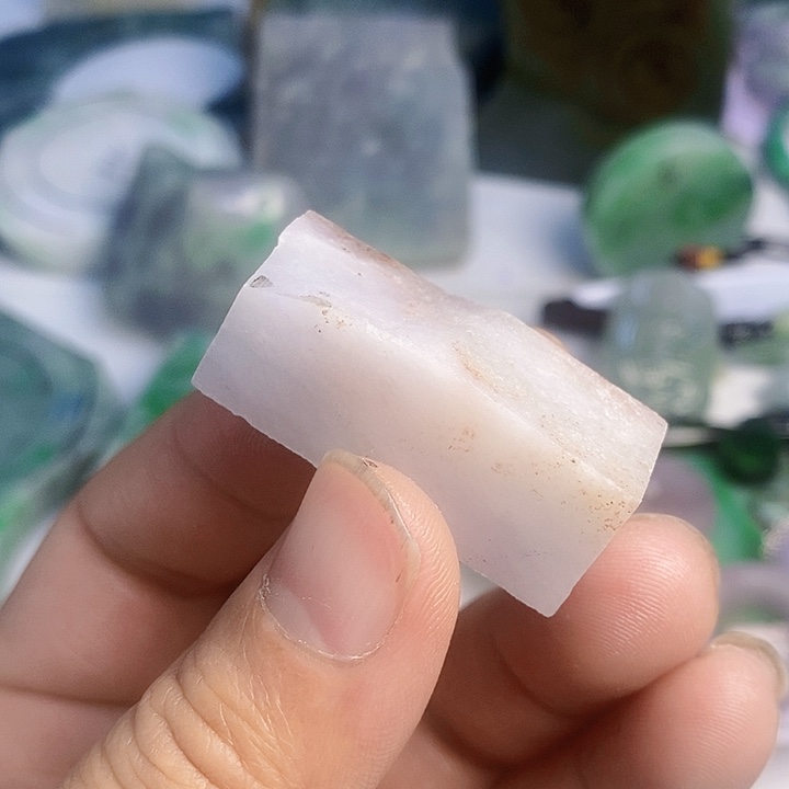 翡翠散珠天然翡翠A货挂件