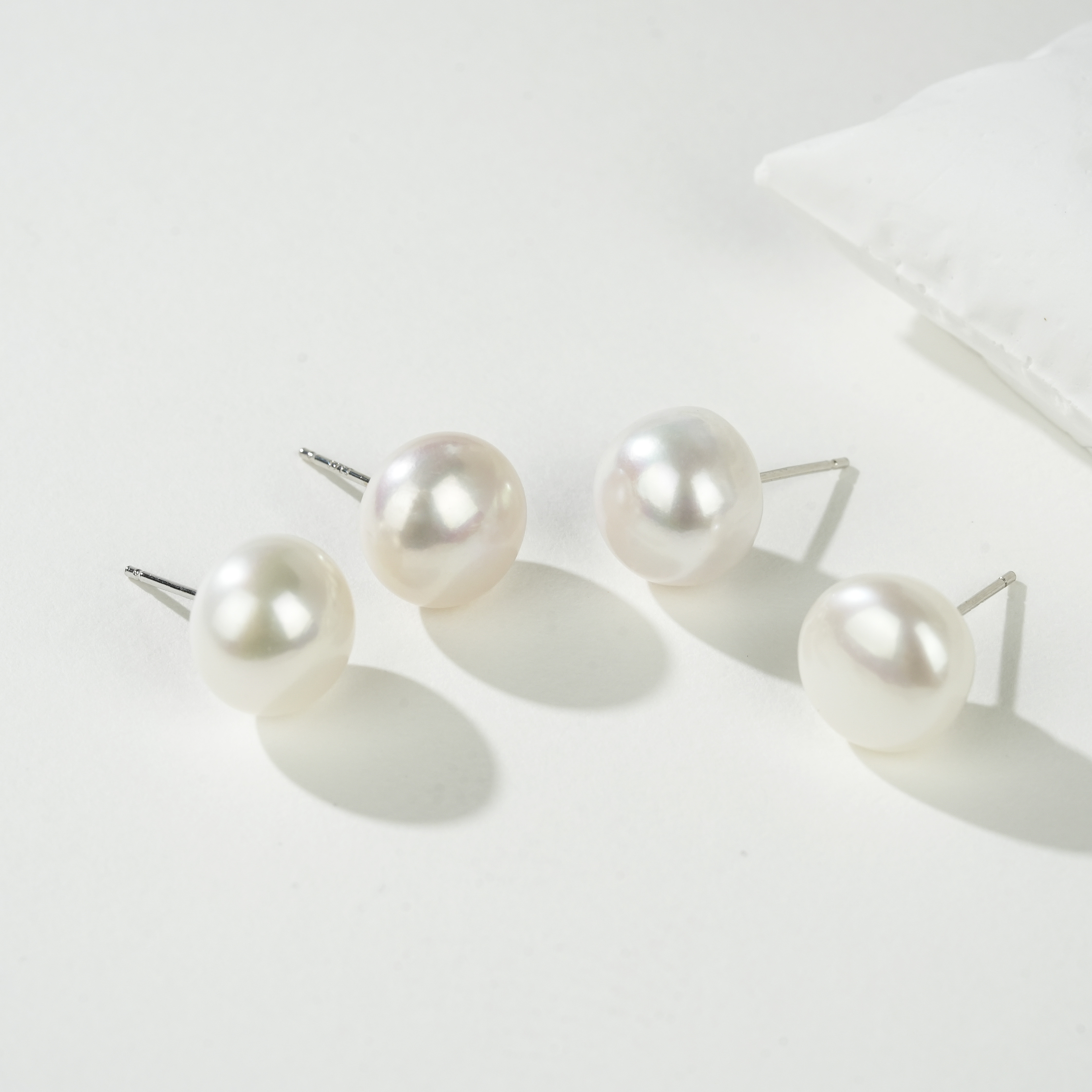 【云上好物】29 DS33976-S925银珍珠耳钉-多样性发一件-10mm（JG）