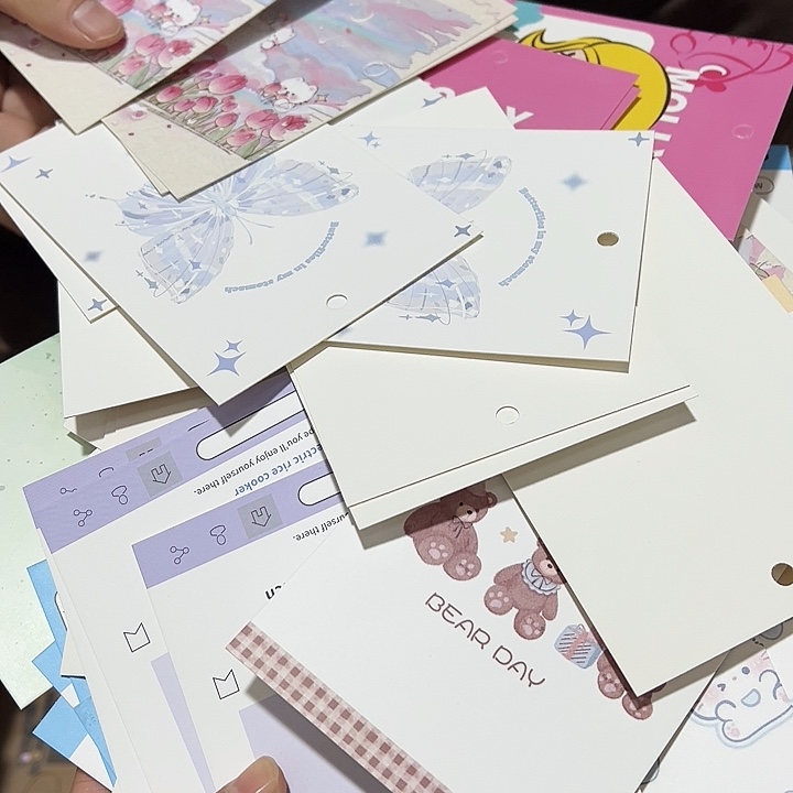 直边9.5×14混款100张