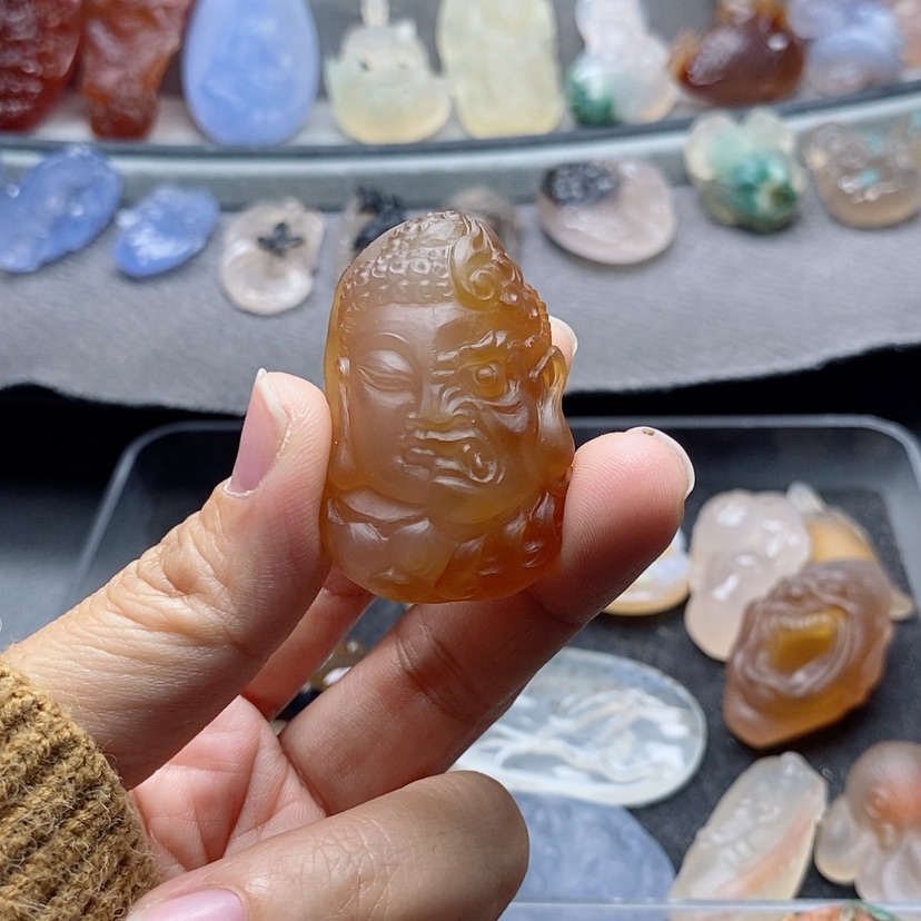 【闪购商品】未镶嵌吊坠定制玛瑙