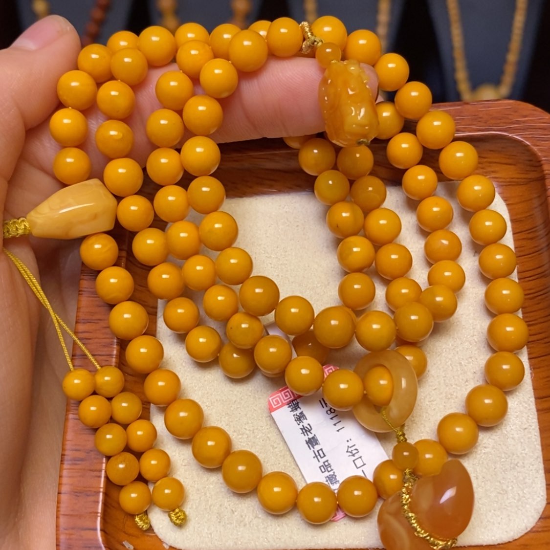 【闪购商品】蜜蜡手链未镶嵌手串