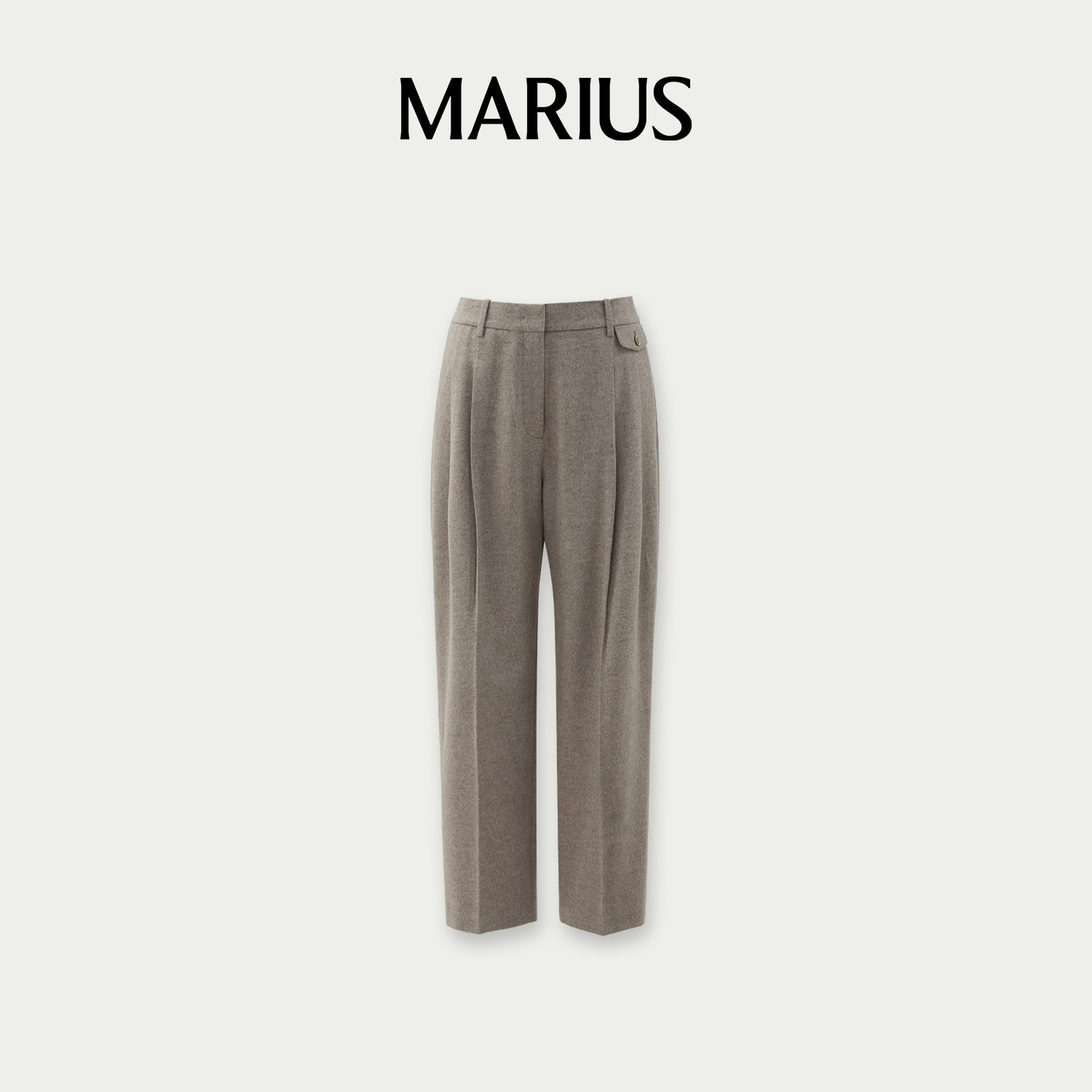 MARIUS-M-'绵绵裤'百搭双褶九分裤