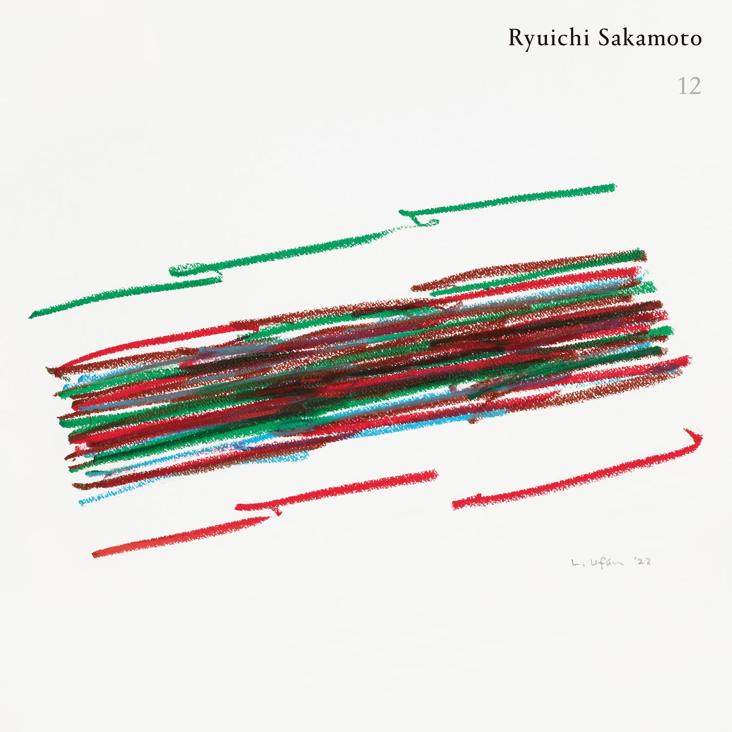 坂本龙一 RYUICHI SAKAMOTO 12 透明水晶胶 2LP黑胶12寸唱片
