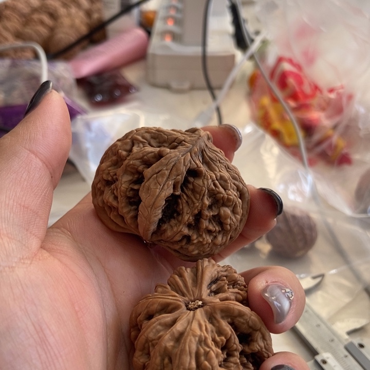 吊坠文玩核桃&****&虎头王瑕疵一物一图