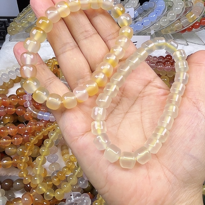 玛瑙/玉髓合金手链