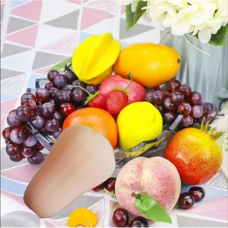 仿真水果假莲雾模型水果样品道具装饰绿植物摆件