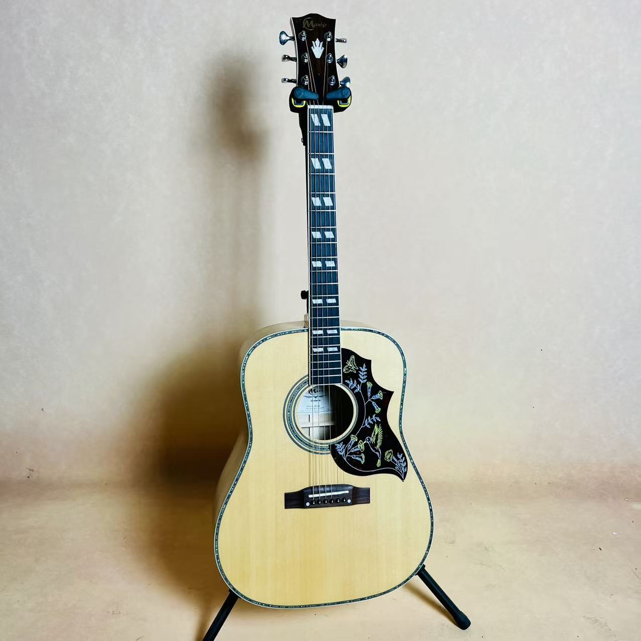 吉普森SJ45蜂鸟复刻，枫木版本，全单吉他，专业演奏级别全单吉他