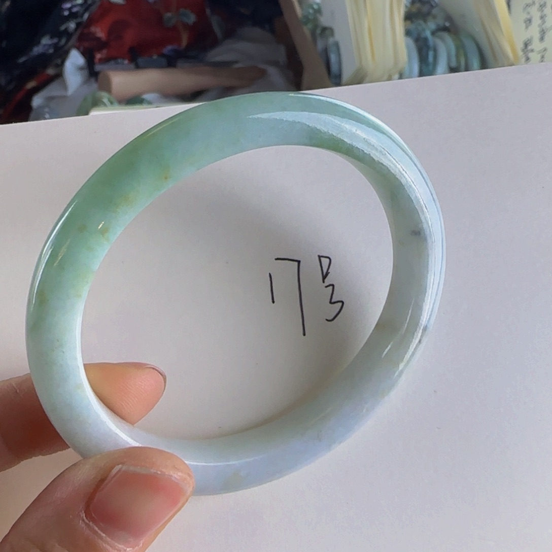 翡翠手镯未镶嵌老坑54.55可