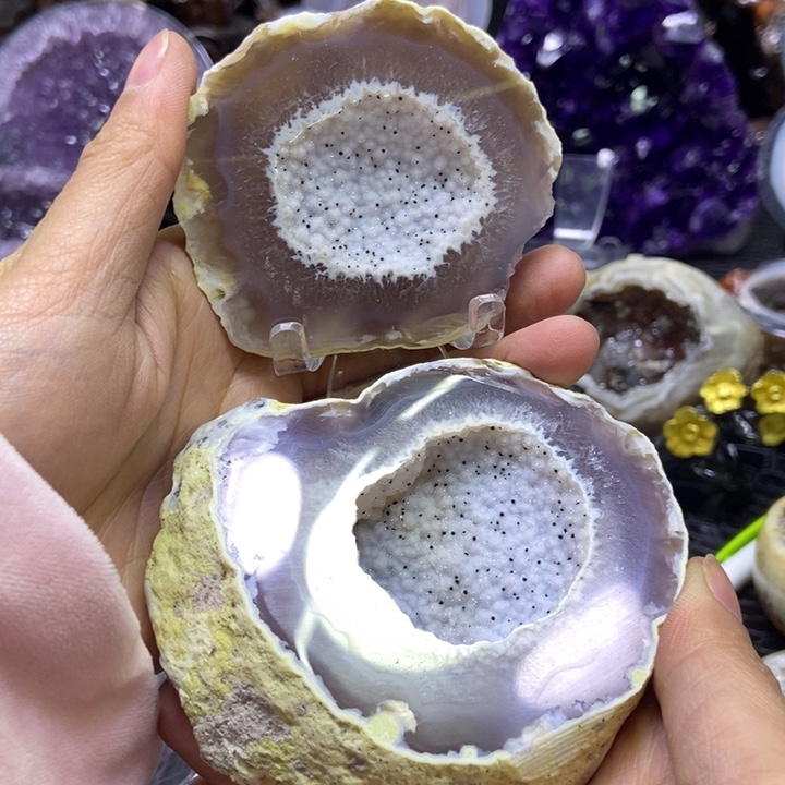 水晶聚宝盆未镶嵌踱*