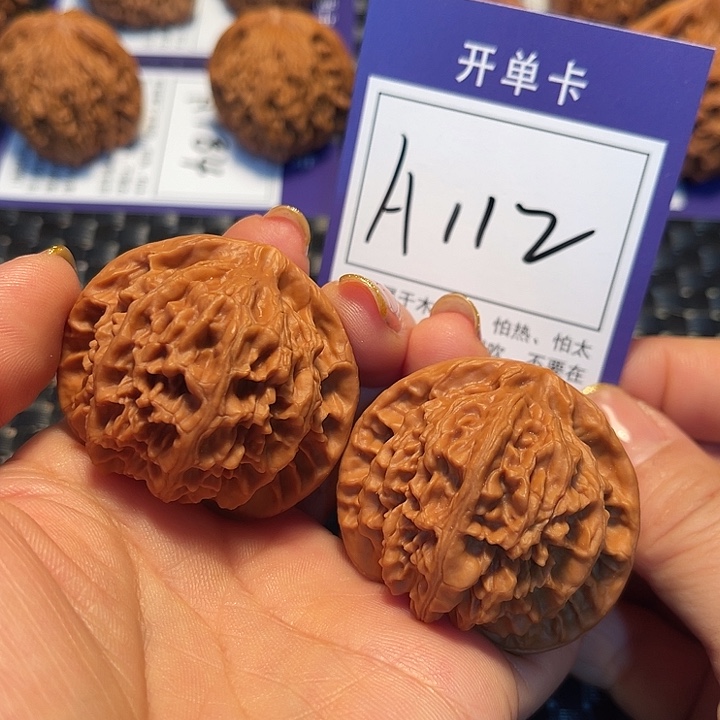 桃核把件43宫灯A112