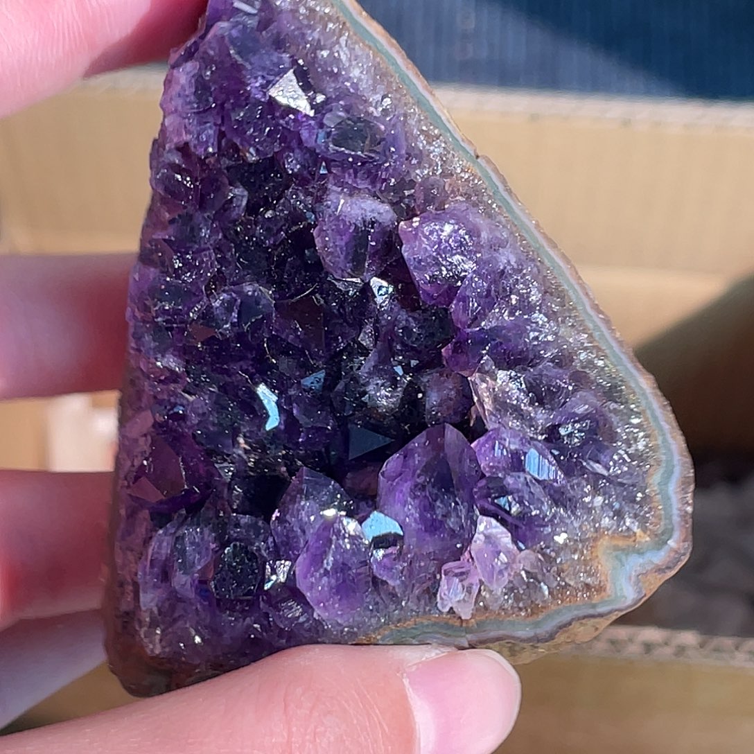 手串水晶未镶嵌乌拉圭紫水晶 27号