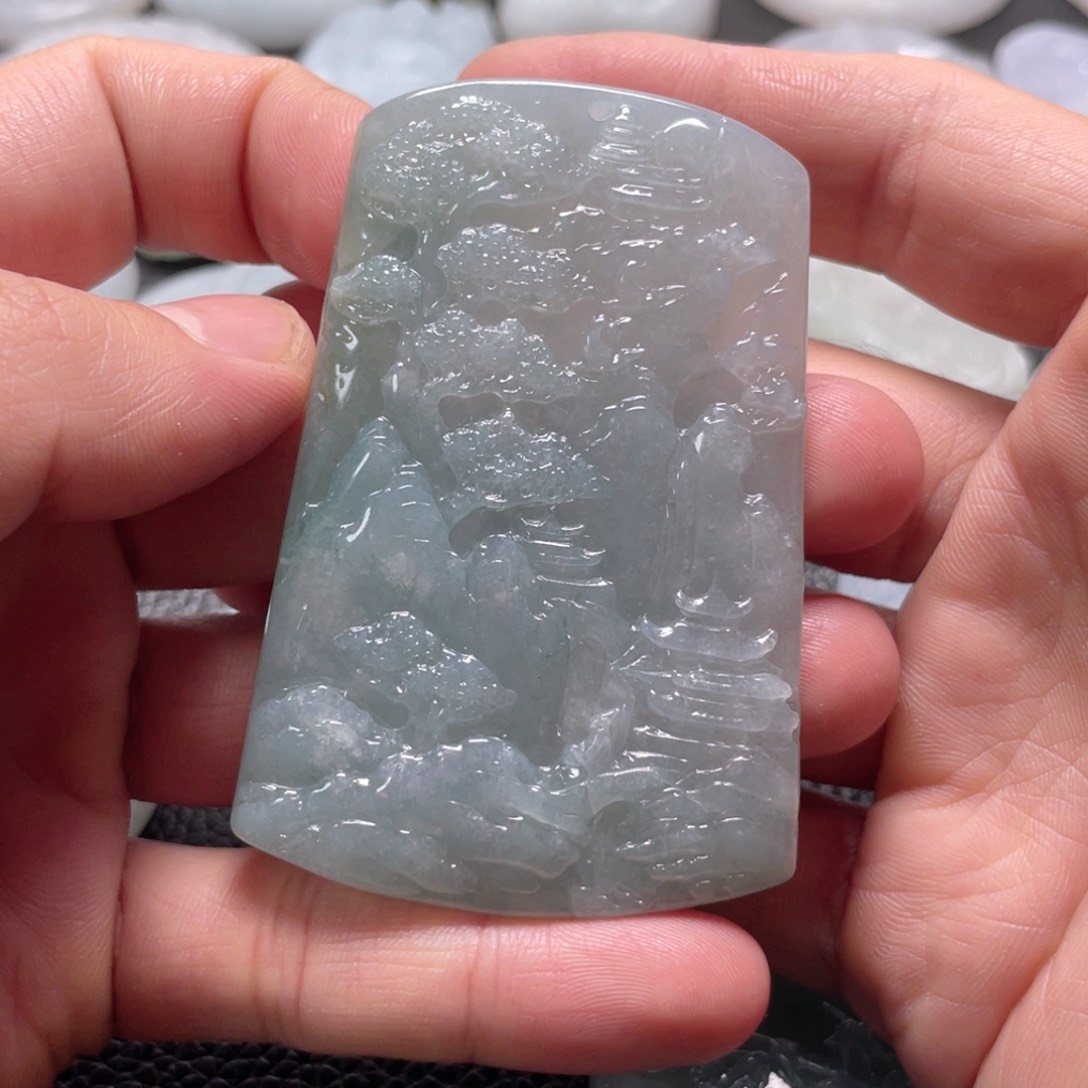 颈饰未镶嵌翡翠东翡翠