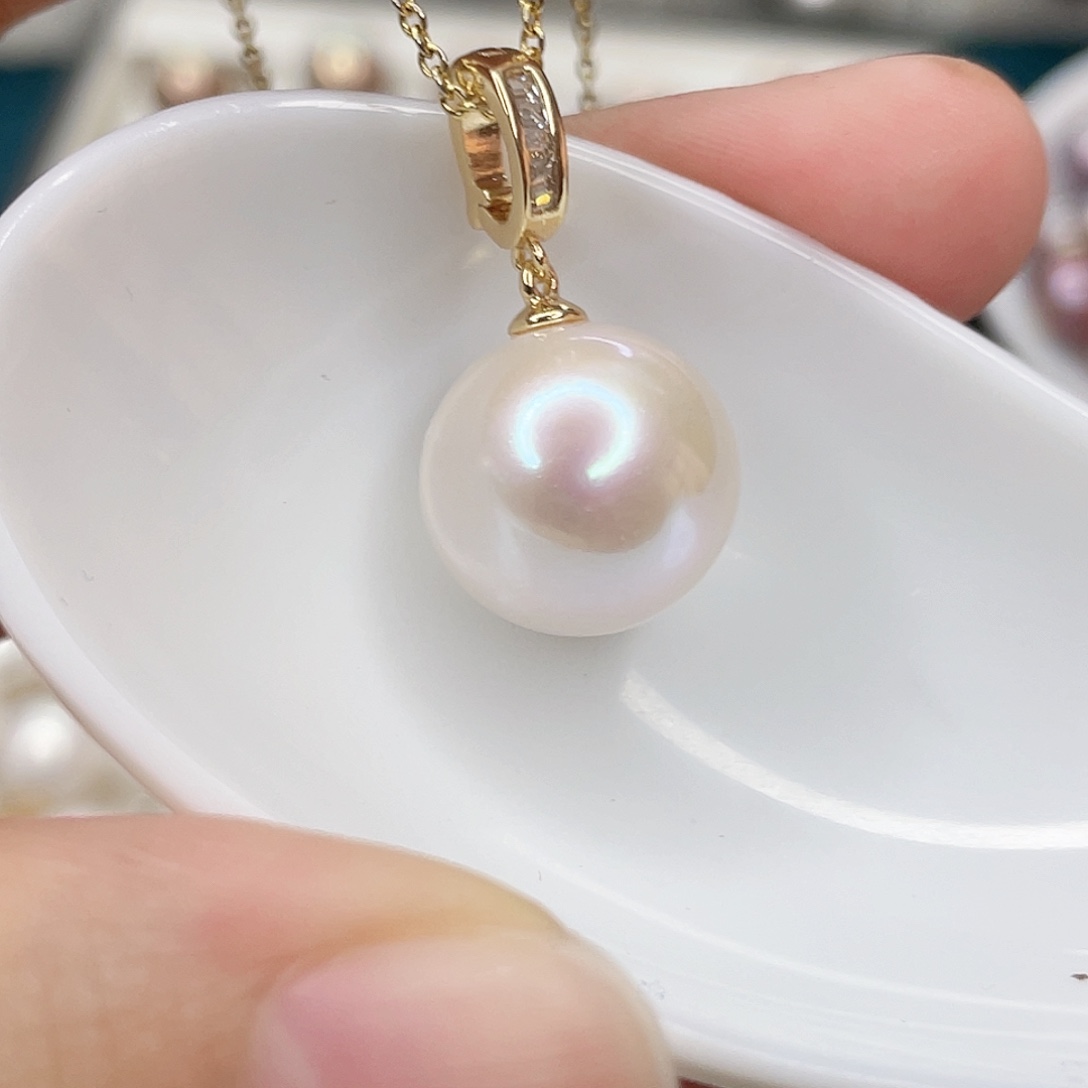 淡水珍珠未镶嵌吊坠(赠链)