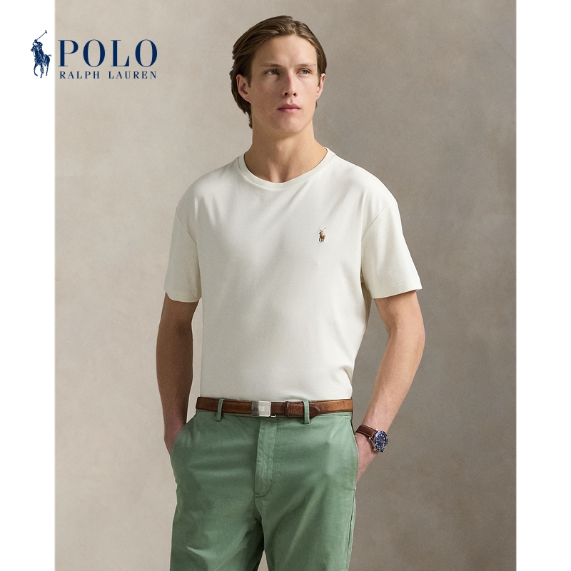 Ralph Lauren拉夫劳伦男装 25年秋定制修身版型棉质T恤710740727