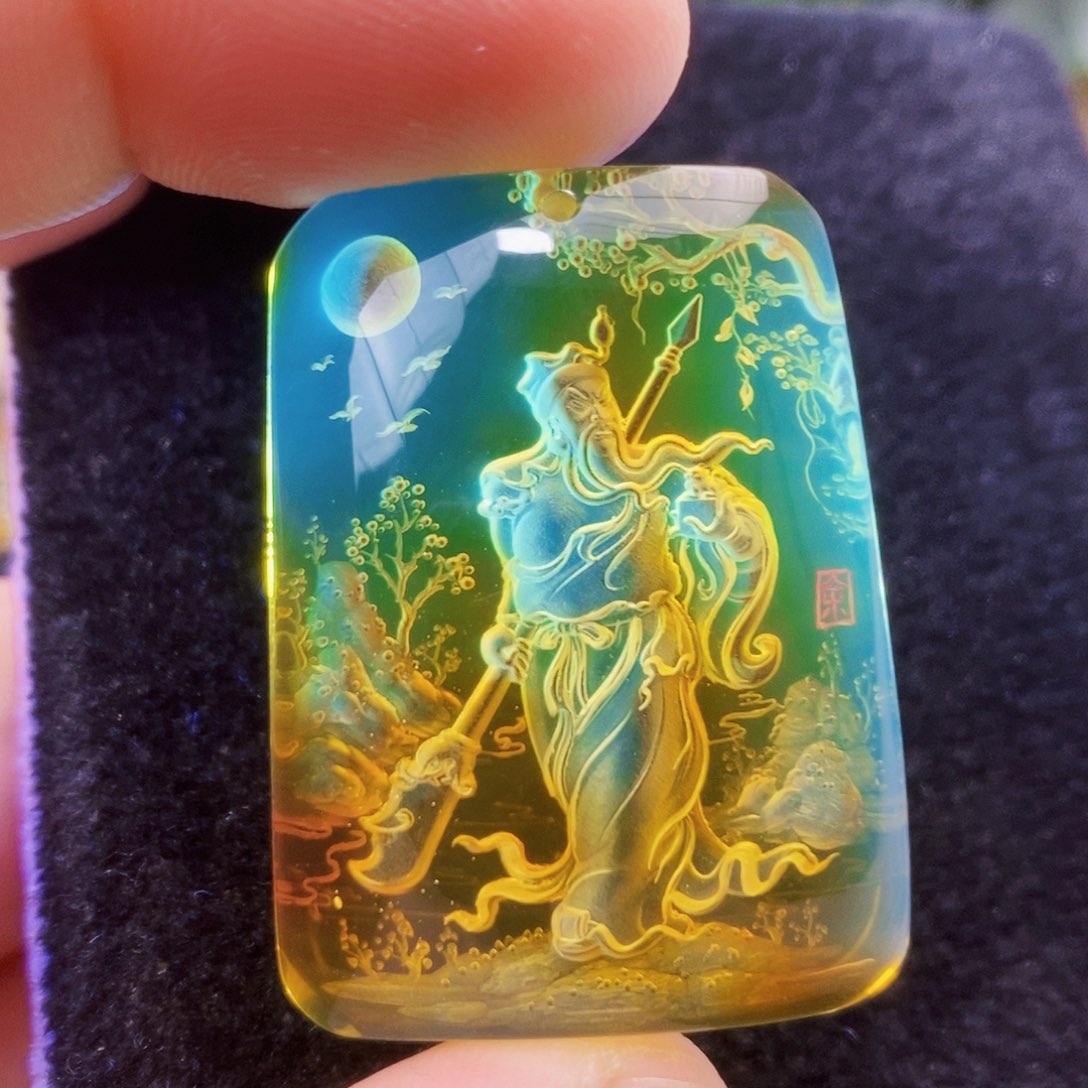 【闪购商品】金珀吊坠(不含链)未镶嵌