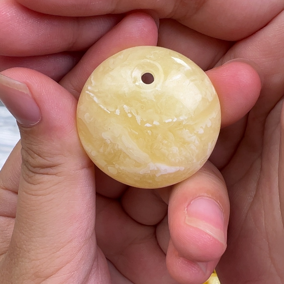 琥珀手链未镶嵌 蜜蜡