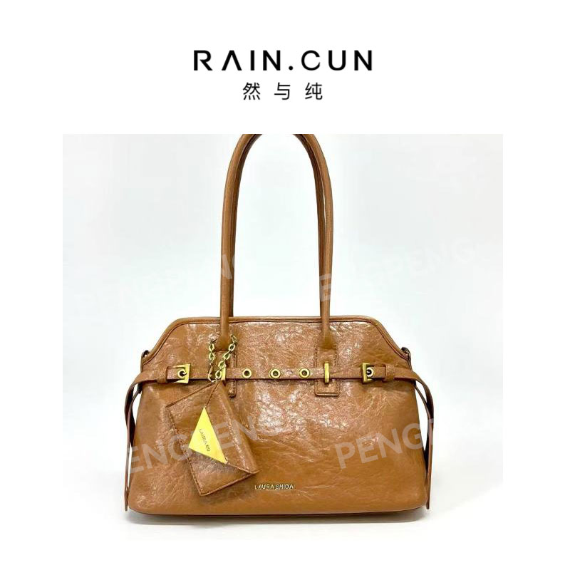 RAIN.CUN SD-5632-玛奇朵棕 轻奢女士时尚通勤小众百搭斜挎包