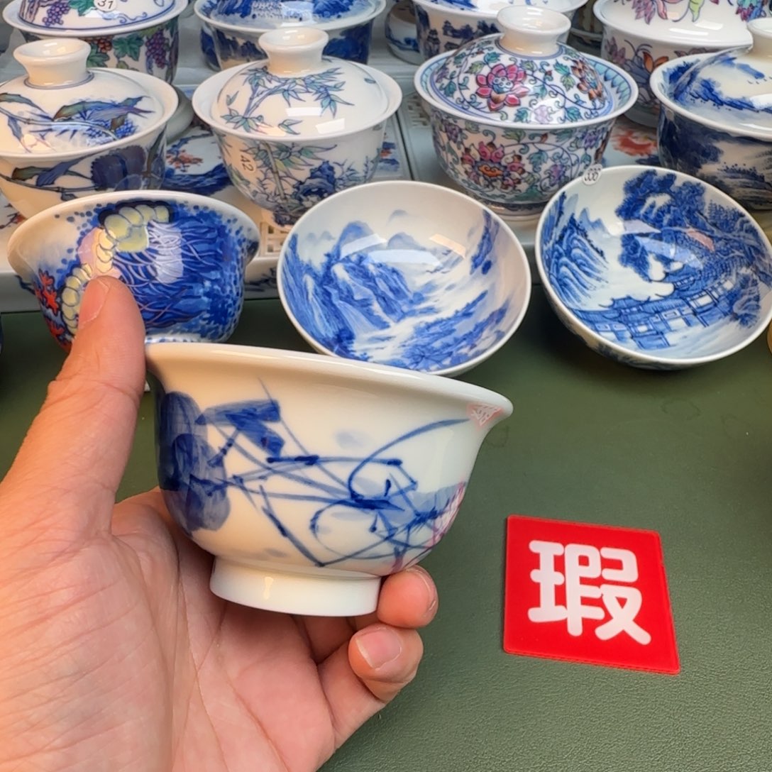 陶纯手工纯手绘茶具360