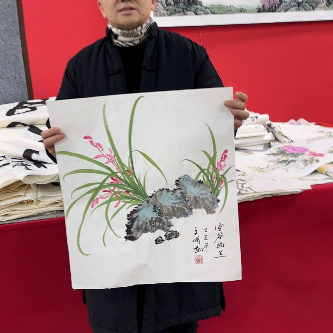 国画国画作品多次入选国内外
