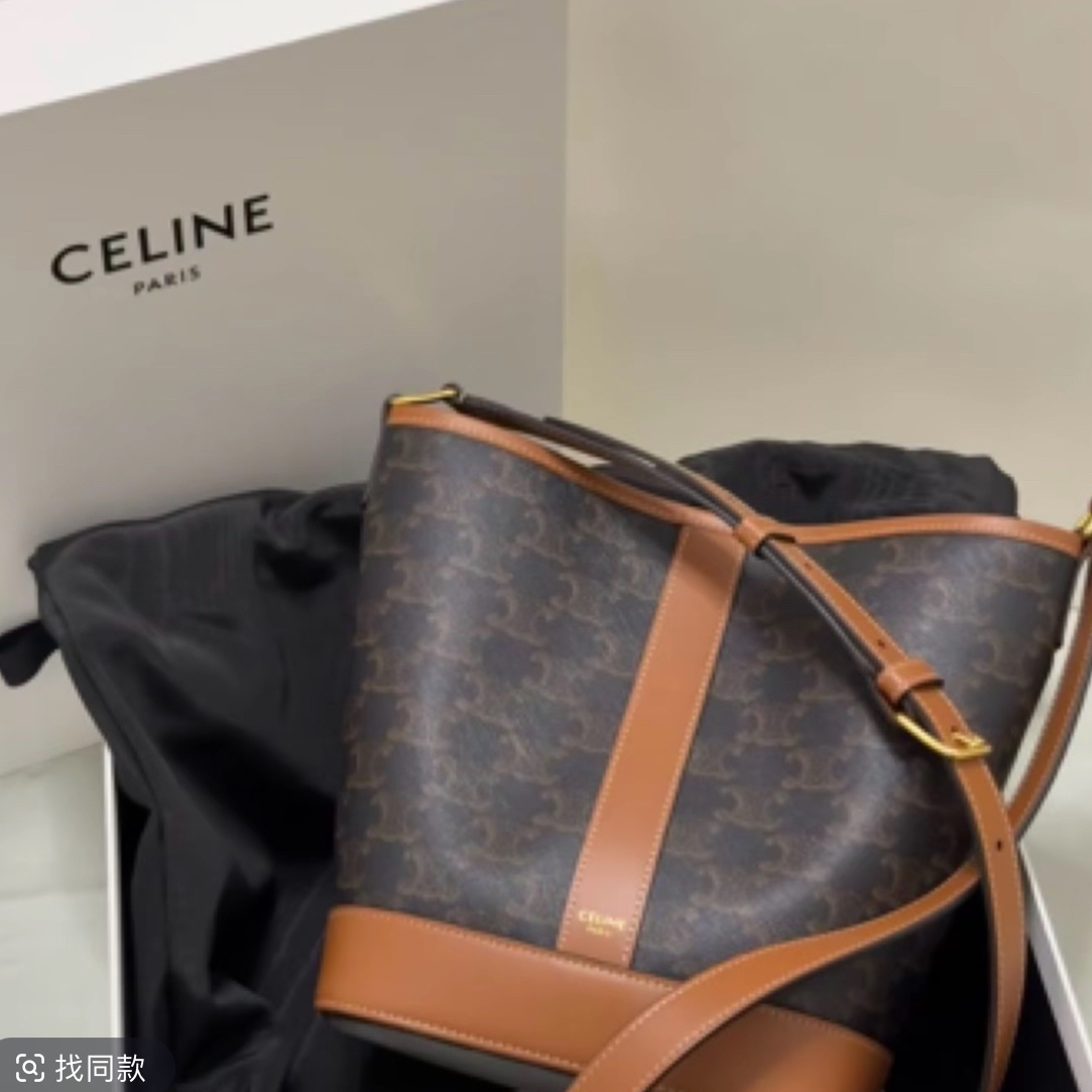95新 Celine/思琳 95新 思琳 Celine水桶中号973019